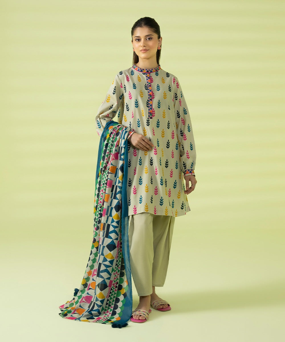 2 Piece - Printed Lawn Suit