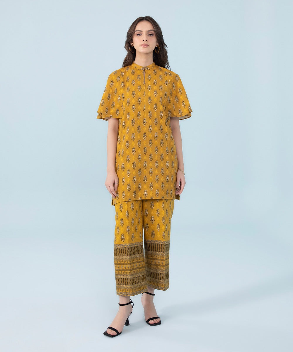 2 Piece - Printed Khaddar Suit