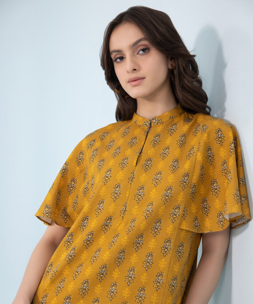 2 Piece - Printed Khaddar Suit