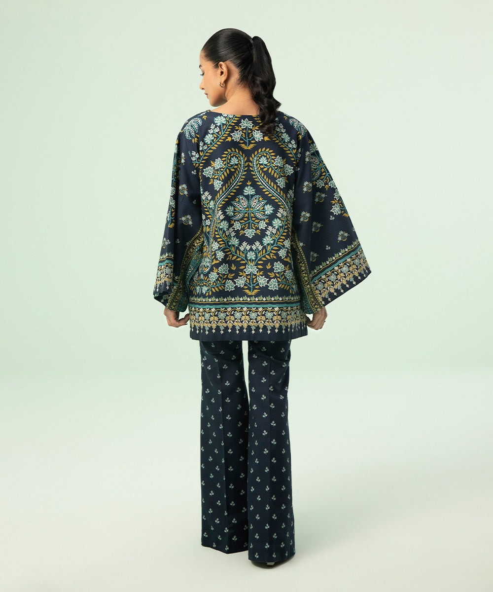 2 Piece - Printed Khaddar Suit