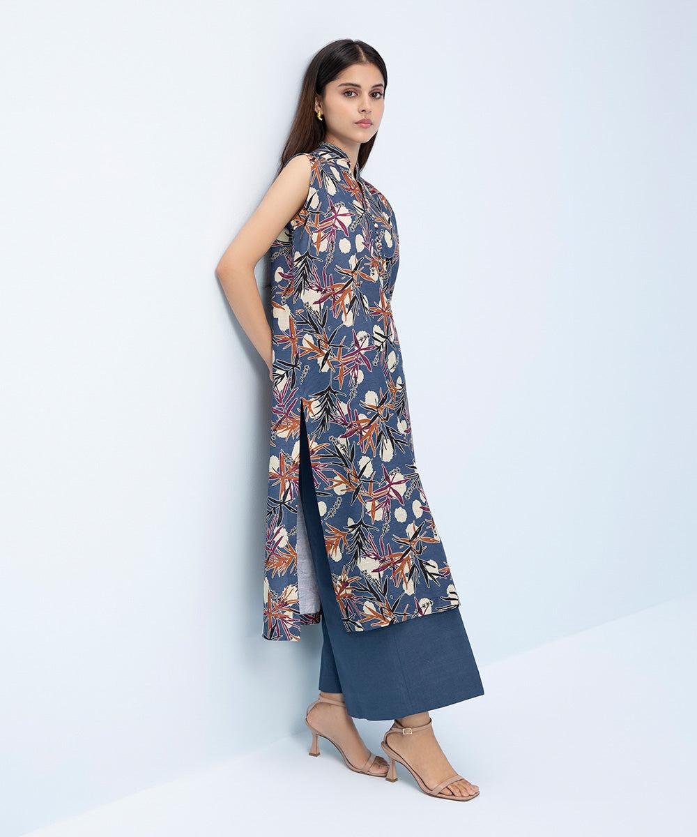 2 Piece - Printed Khaddar Suit