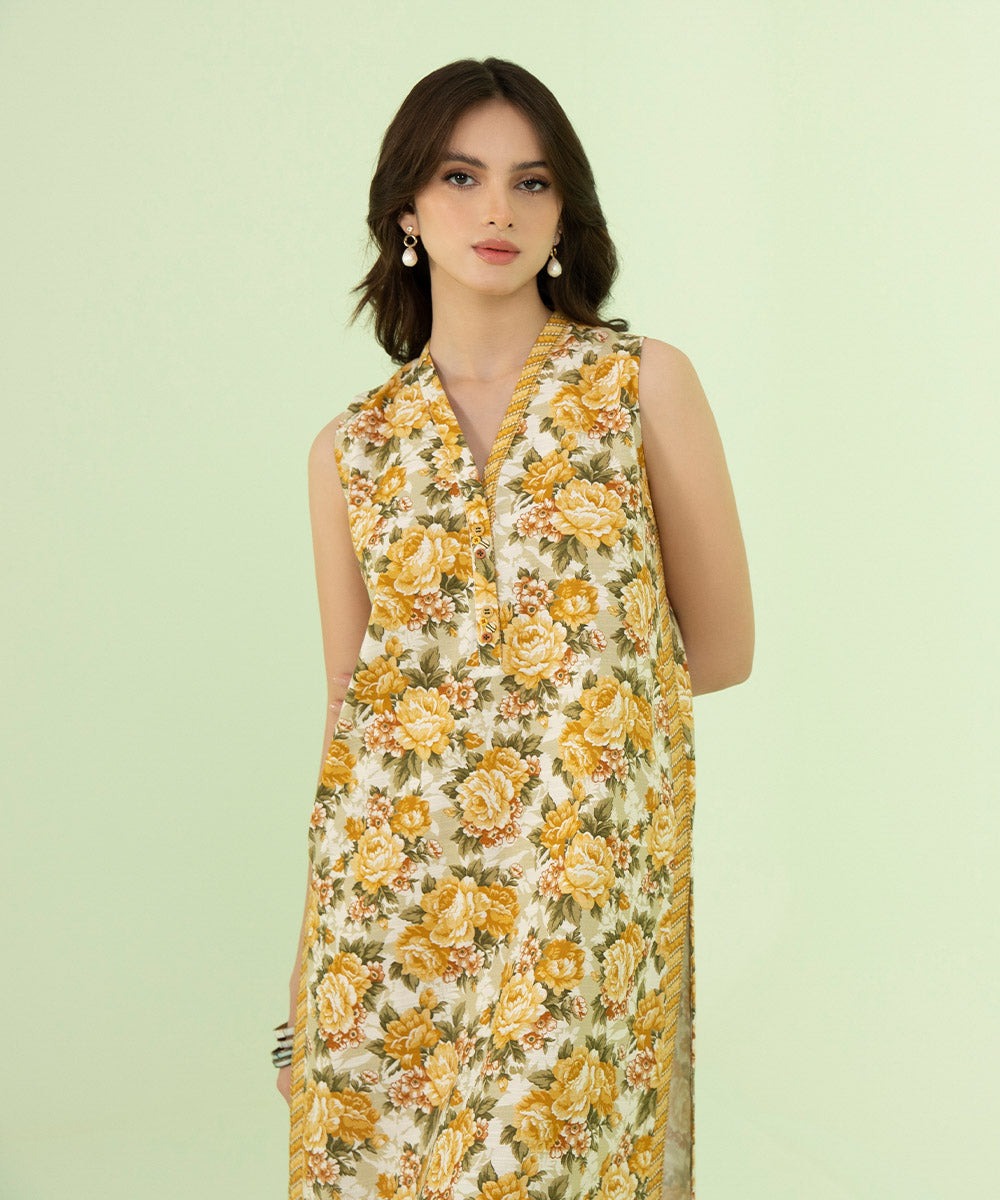 2 PIECE - PRINTED KHADDAR SUIT