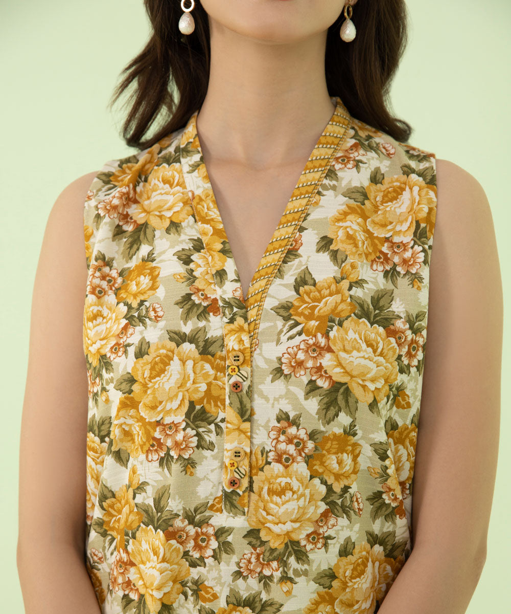 2 PIECE - PRINTED KHADDAR SUIT
