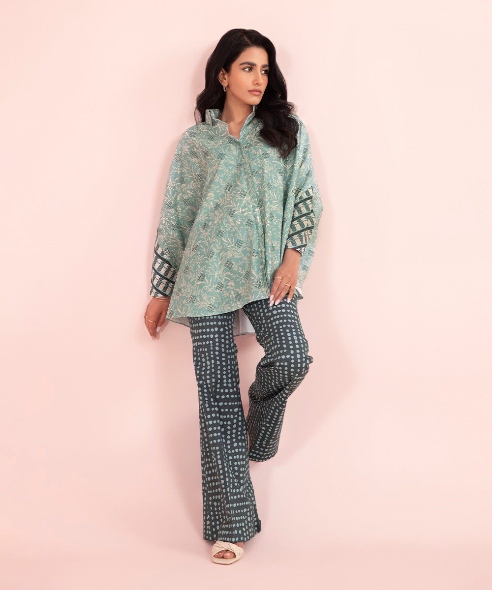 2 Piece - Printed Cambric Suit