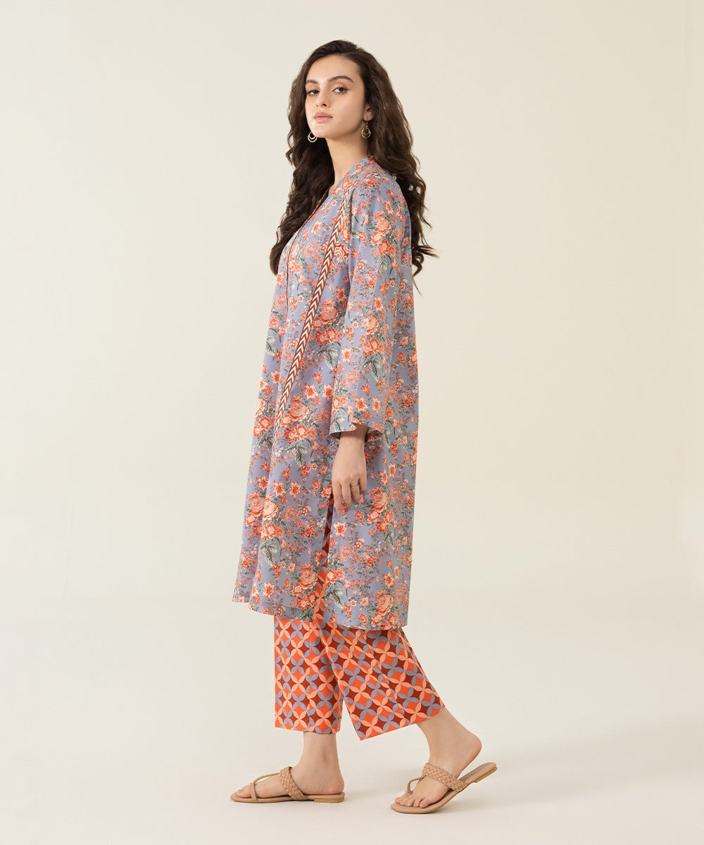 2 Piece - Printed Lawn Suit
