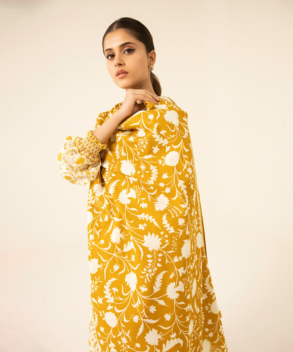 2 Piece - Khaddar Printed Suit