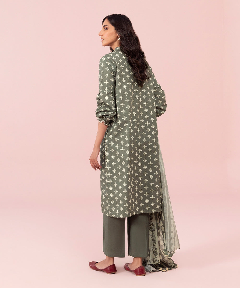 2 Piece - Printed Cambric Suit