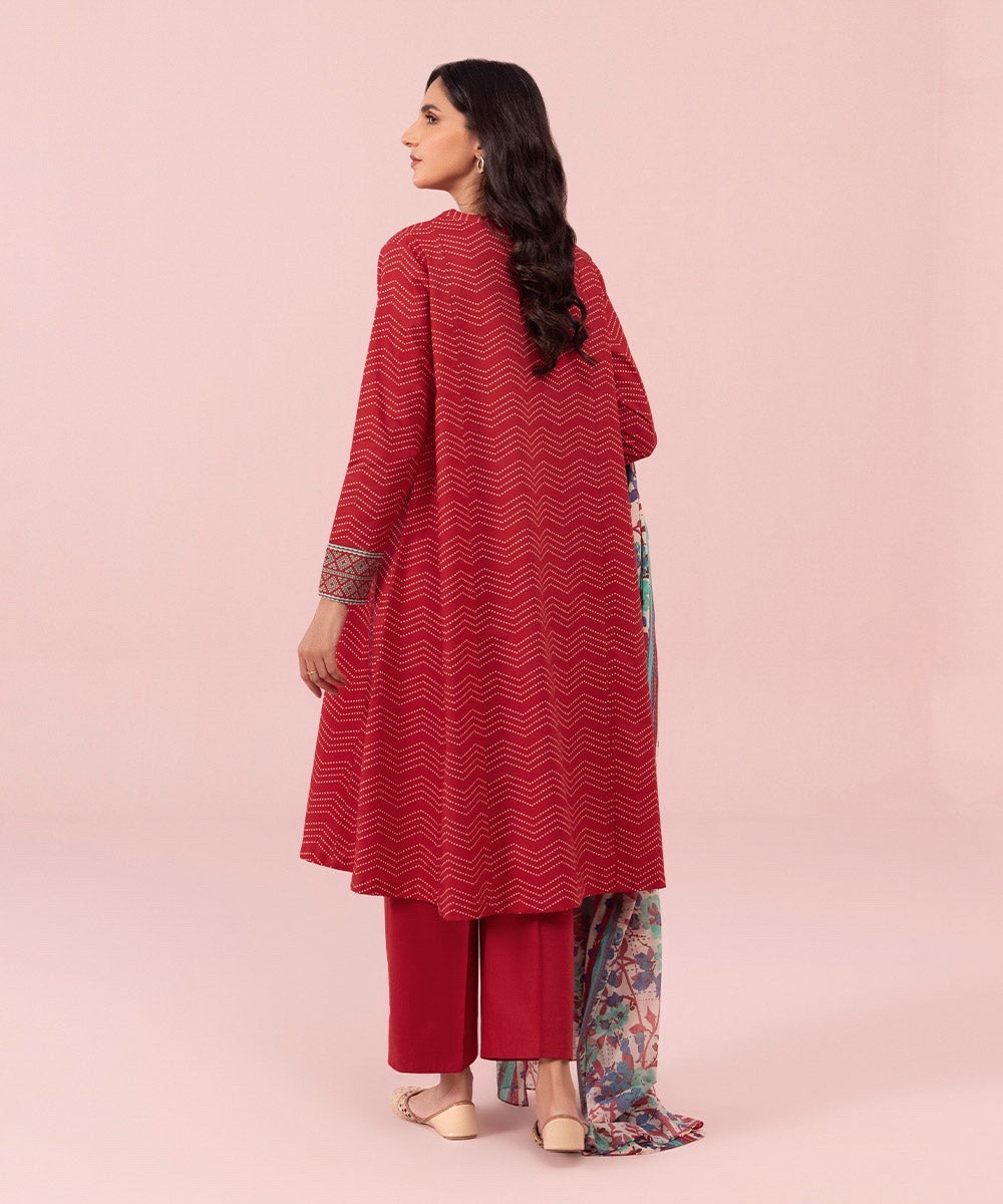 2 Piece - Printed Cambric Suit