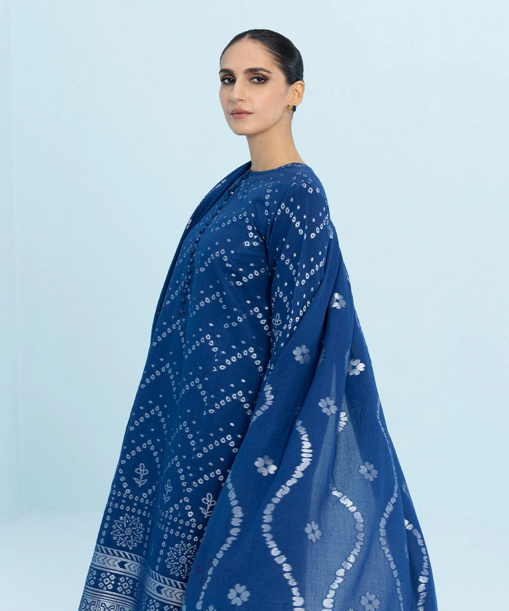 3 Piece - Dyed Jacquard Suit