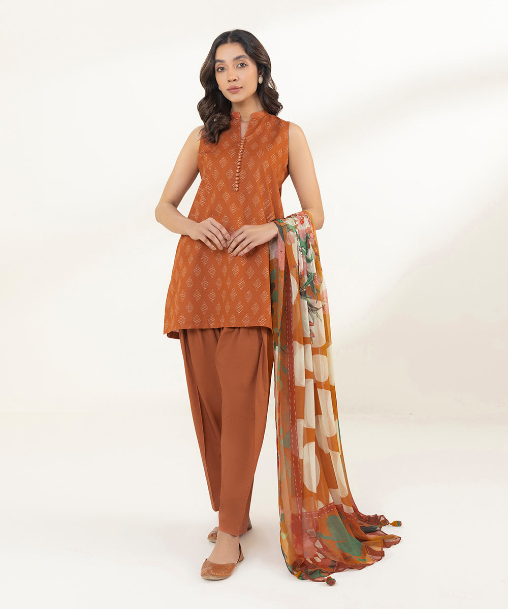 3 Piece - Printed Lawn Suit
