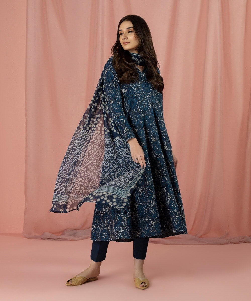 3 Piece - Printed Lawn Suit