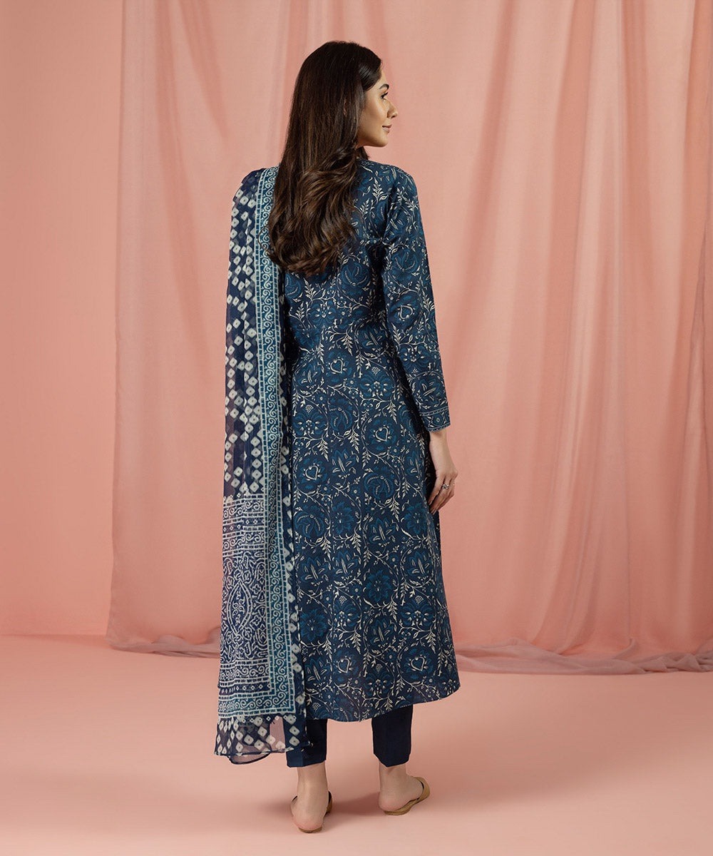 3 Piece - Printed Lawn Suit