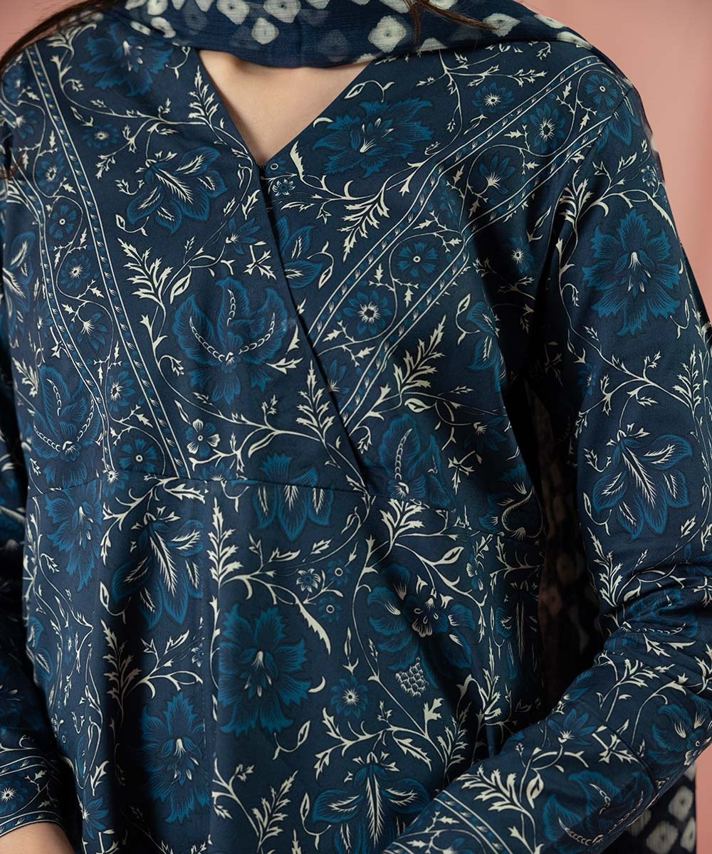 3 Piece - Printed Lawn Suit