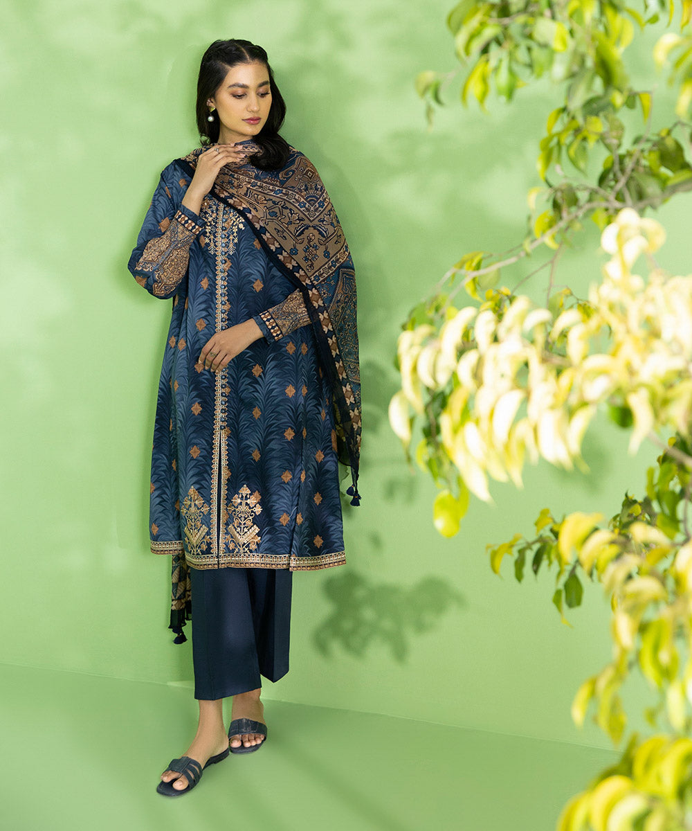 2 Piece - Embroidered Lawn Suit