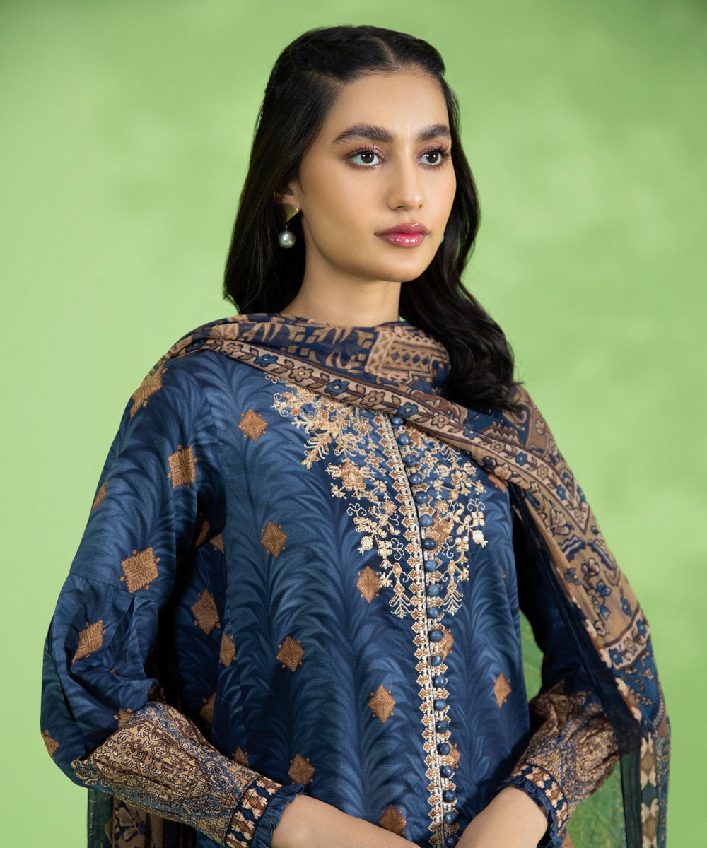 2 Piece - Embroidered Lawn Suit