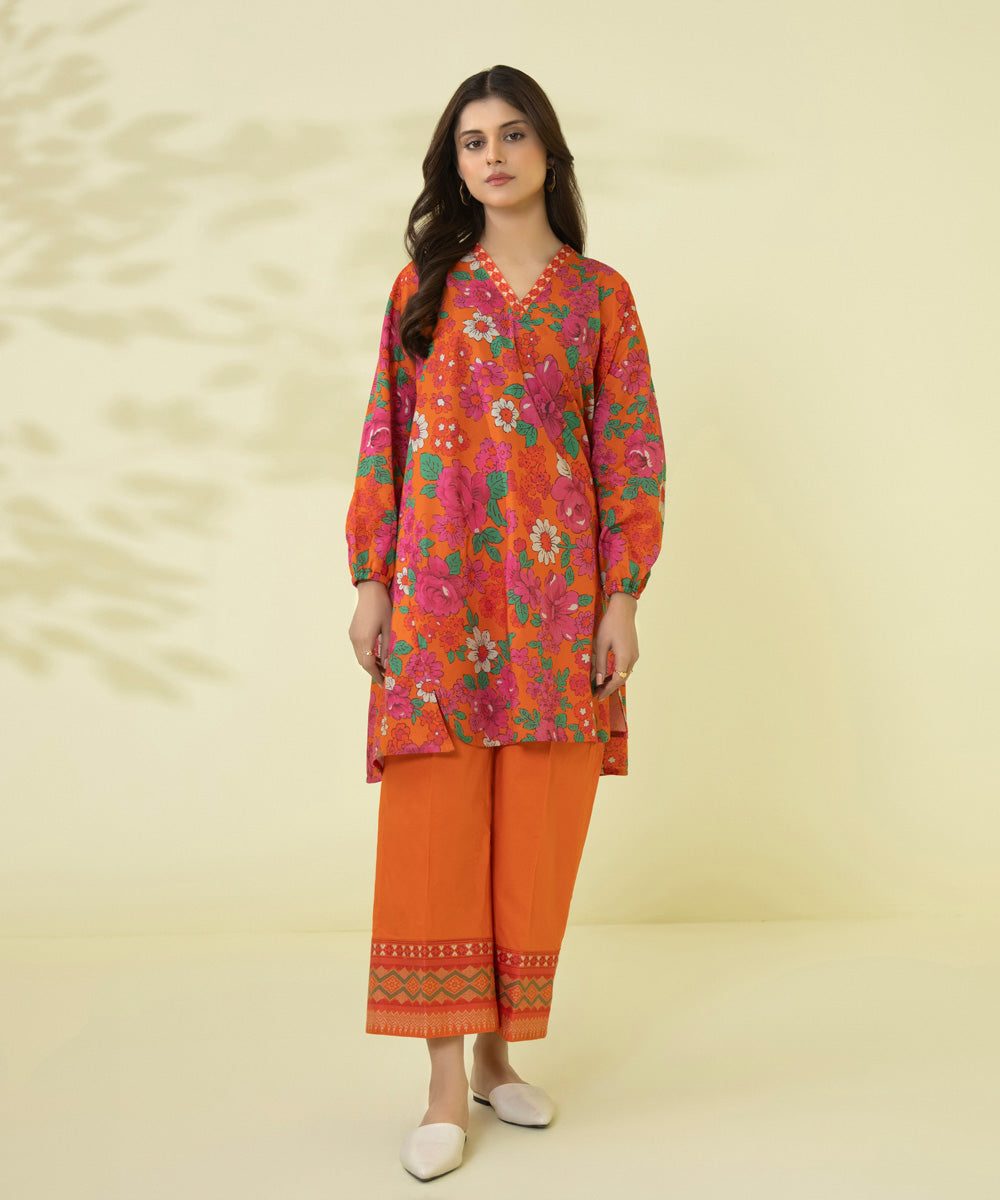 2 Piece - Printed Lawn Suit
