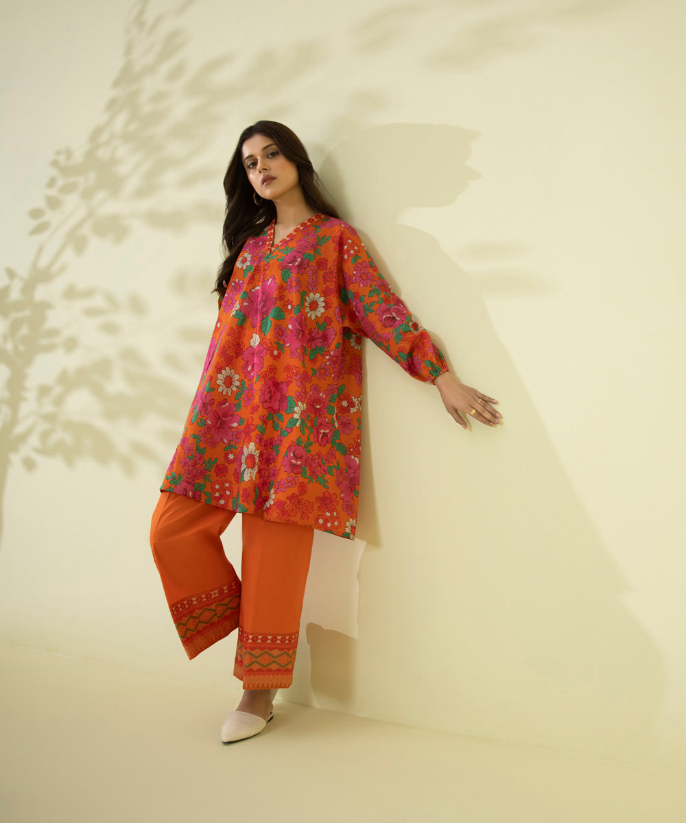 2 Piece - Printed Lawn Suit