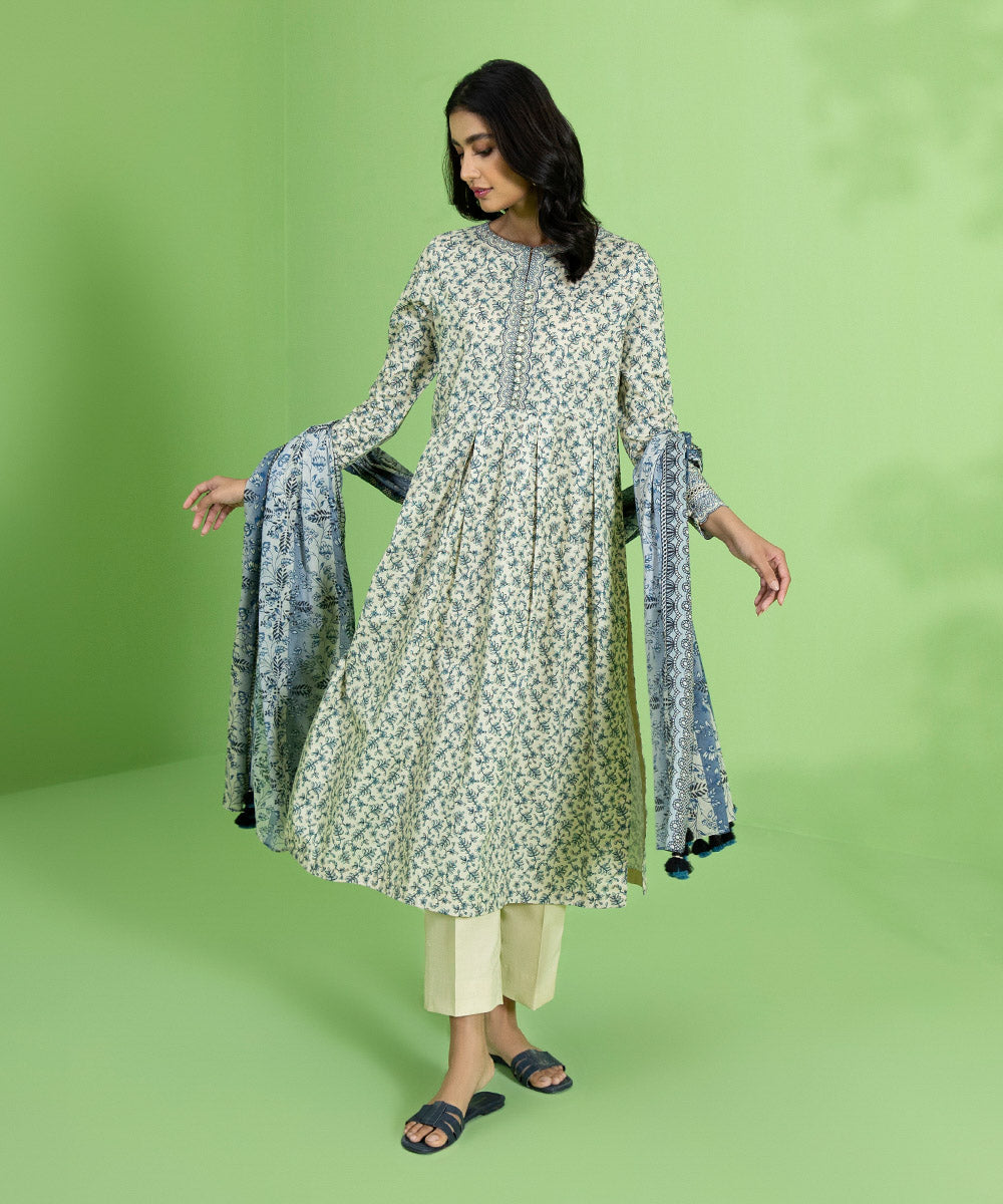 2 Piece - Printed Lawn Suit