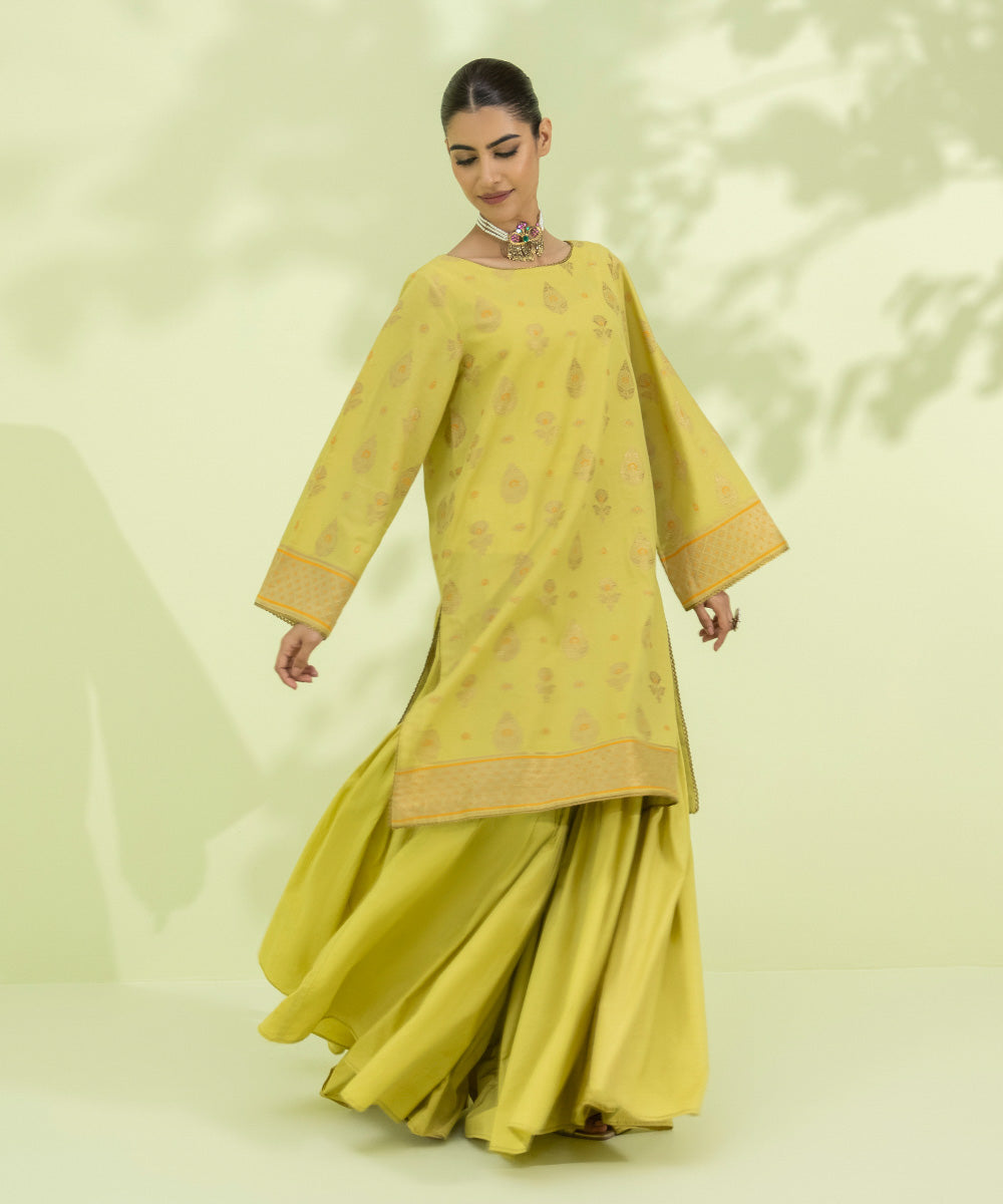 2 Piece - Extra Weft Jacquard Suit