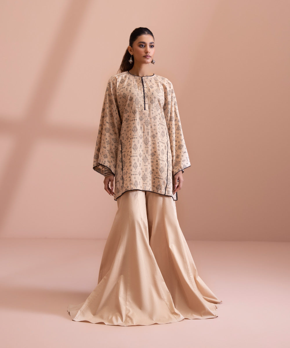 2 Piece - Dyed Extra Weft Jacquard Suit