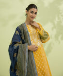 3 Piece - Embroidered Jacquard Suit