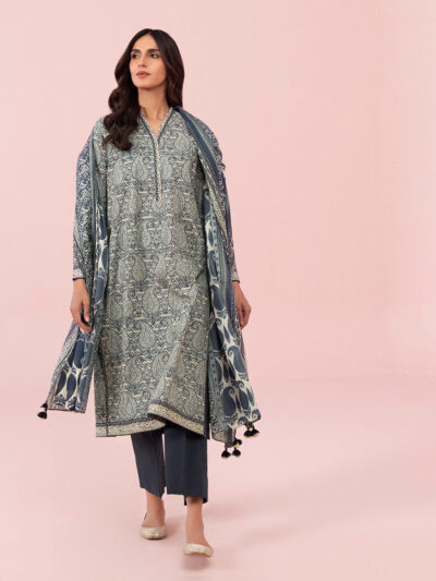 2 Piece - Printed Cambric Suit