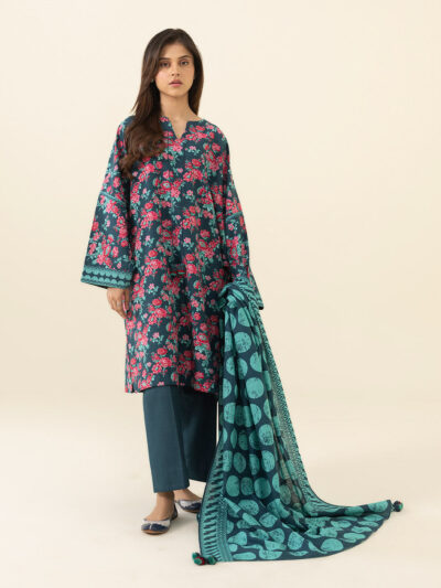 2 Piece - Printed Khaddar Suit