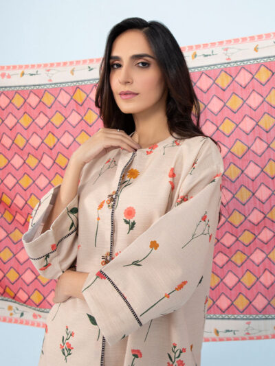 2 Piece - Printed Khaddar Suit