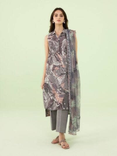 2 Piece - Printed Khaddar Suit