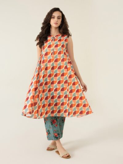 2 Piece - Printed Lawn Suit