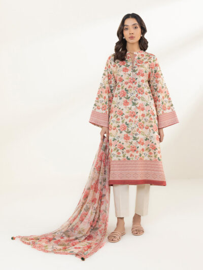 3 Piece - Printed Lawn Suit