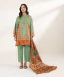 3 Piece - Printed Lawn Suit