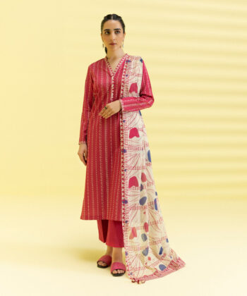 3 Piece - Printed Lawn Suit