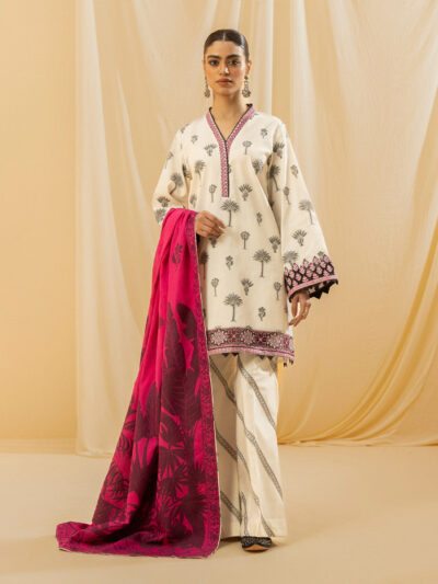 3 Piece - Dyed Extra Weft Jacquard Suit