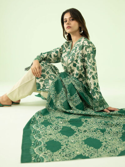 2 Piece - Printed Khaddar Suit