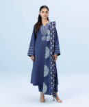 3 Piece - Embroidered Khaddar Suit