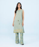 2 Piece - Embroidered Khaddar Suit
