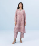 2 Piece - Embroidered Khaddar Suit