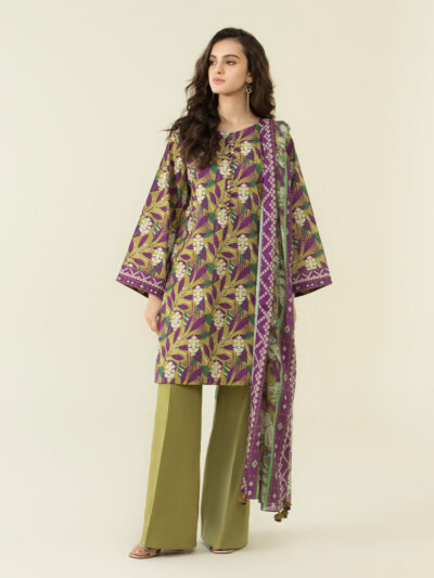 3 Piece - Printed Lawn Suit