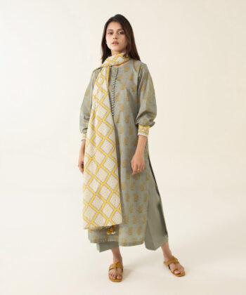 3 Piece - Printed Lawn Suit
