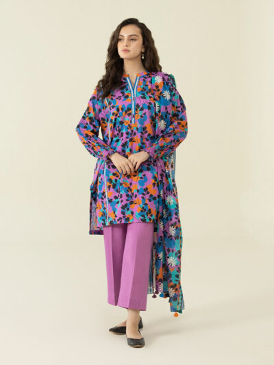 3 Piece - Printed Lawn Suit