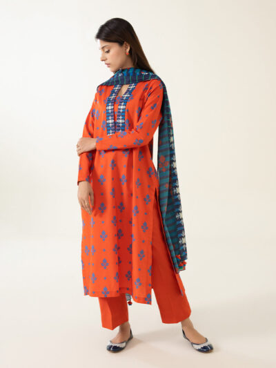 3 Piece - Printed Lawn Suit