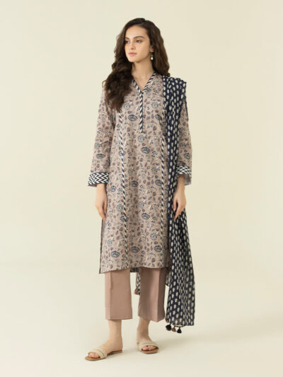 3 Piece - Printed Lawn Suit
