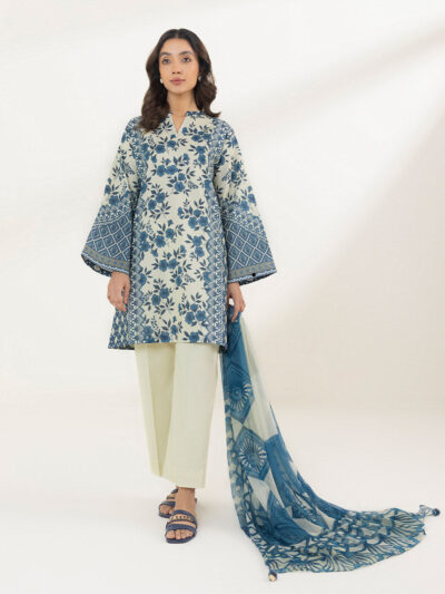 3 Piece - Printed Lawn Suit