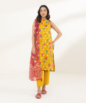 3 Piece - Printed Lawn Suit