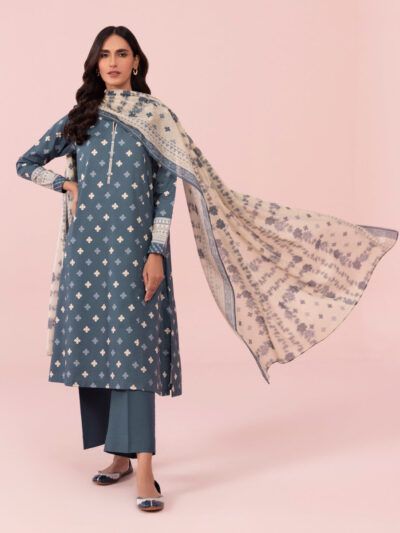 3 Piece - Printed Cambric Suit