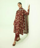 3 Piece - Printed Cambric Suit