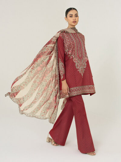 3 Piece - Embroidered Lawn Suit