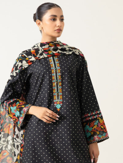 3 Piece - Embroidered Textured Lawn Suit