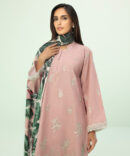 3 Piece - Embroidered Linen Suit